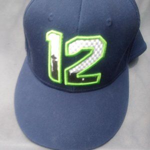 Seattle Seahawks 12 Hat NWOT hat Seahawks Blue Adjustable Good 4 Christmas Gift